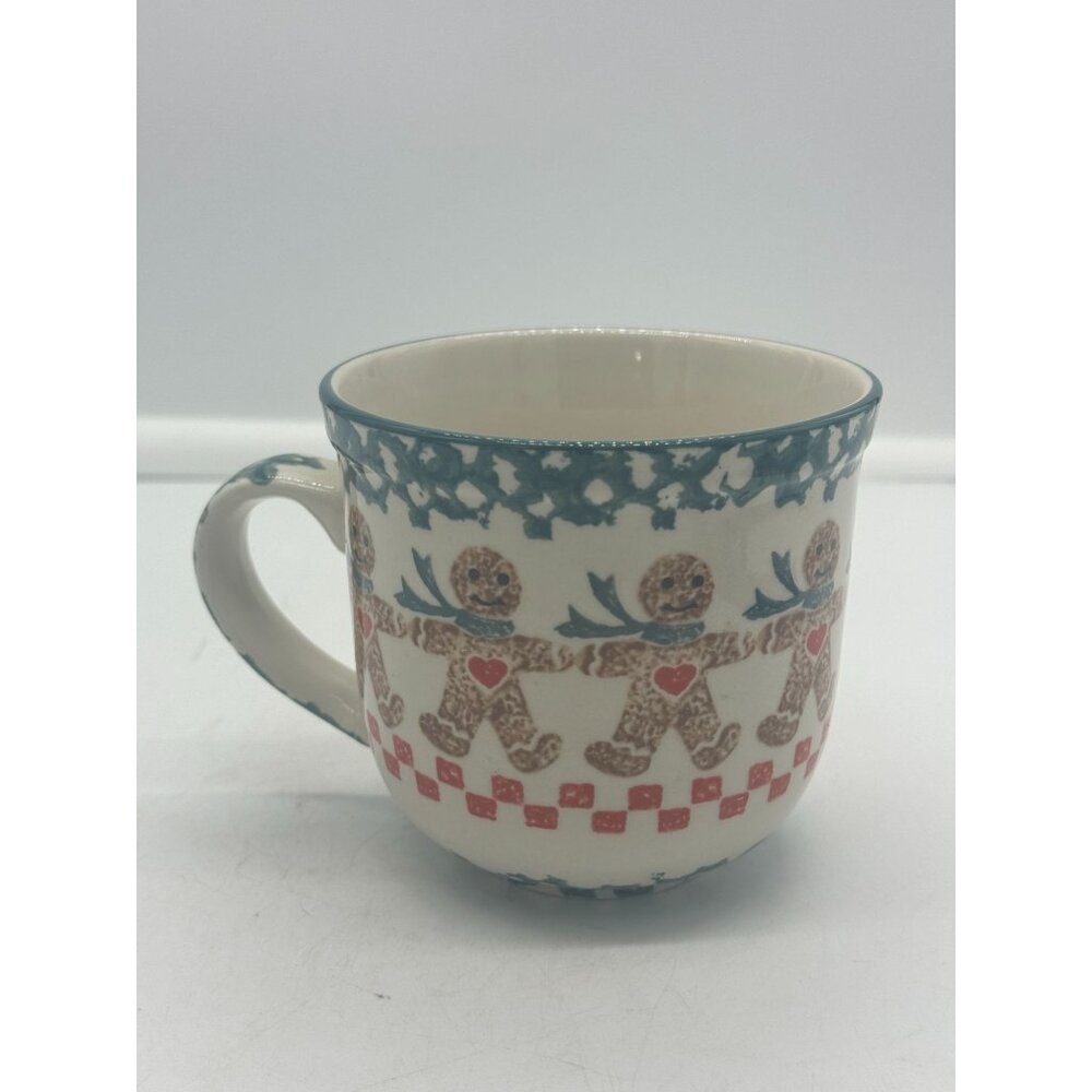 Folk Craft by Tienshan Gingerbread Coffee Cup Mug Christmas